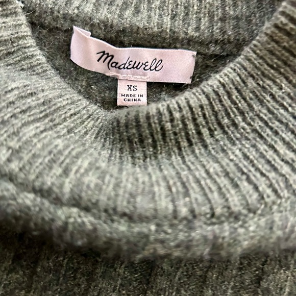 Madewell Mockneck Crop Sweater Size XS - Picture 7 of 9
